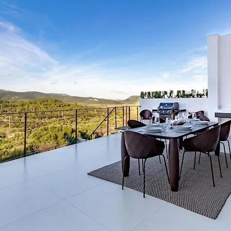 Olivera Casa De Lujo 8 Piscina En La Terraza Búger